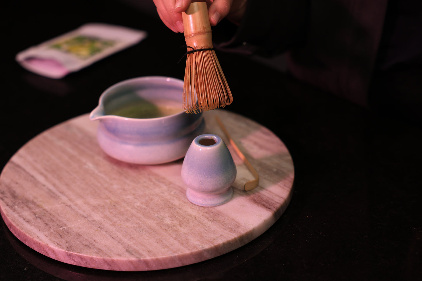 Kai set de cerámica con matcha culinaria