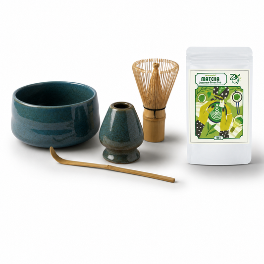 Zen Matcha Set aus Keramik – mit zeremoniellem Matcha