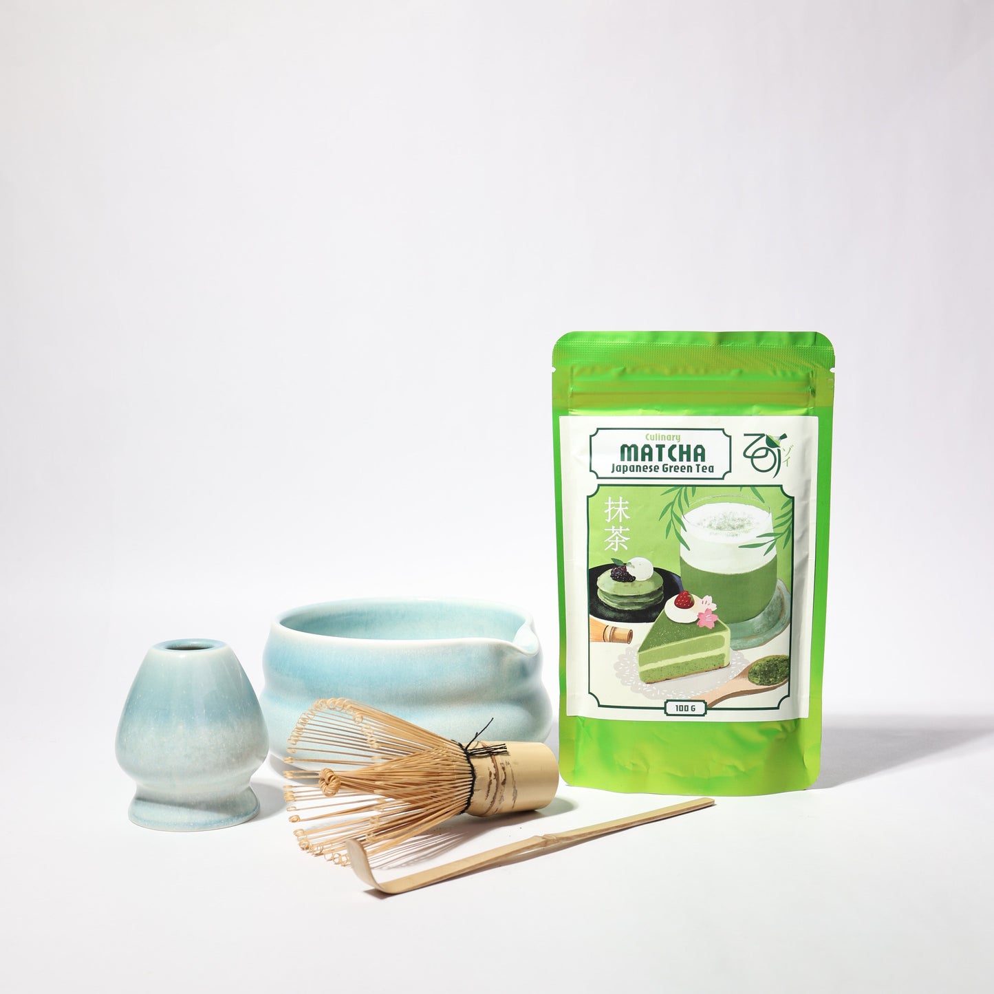 Kai zestaw z ceramiki z kulinarną matchą