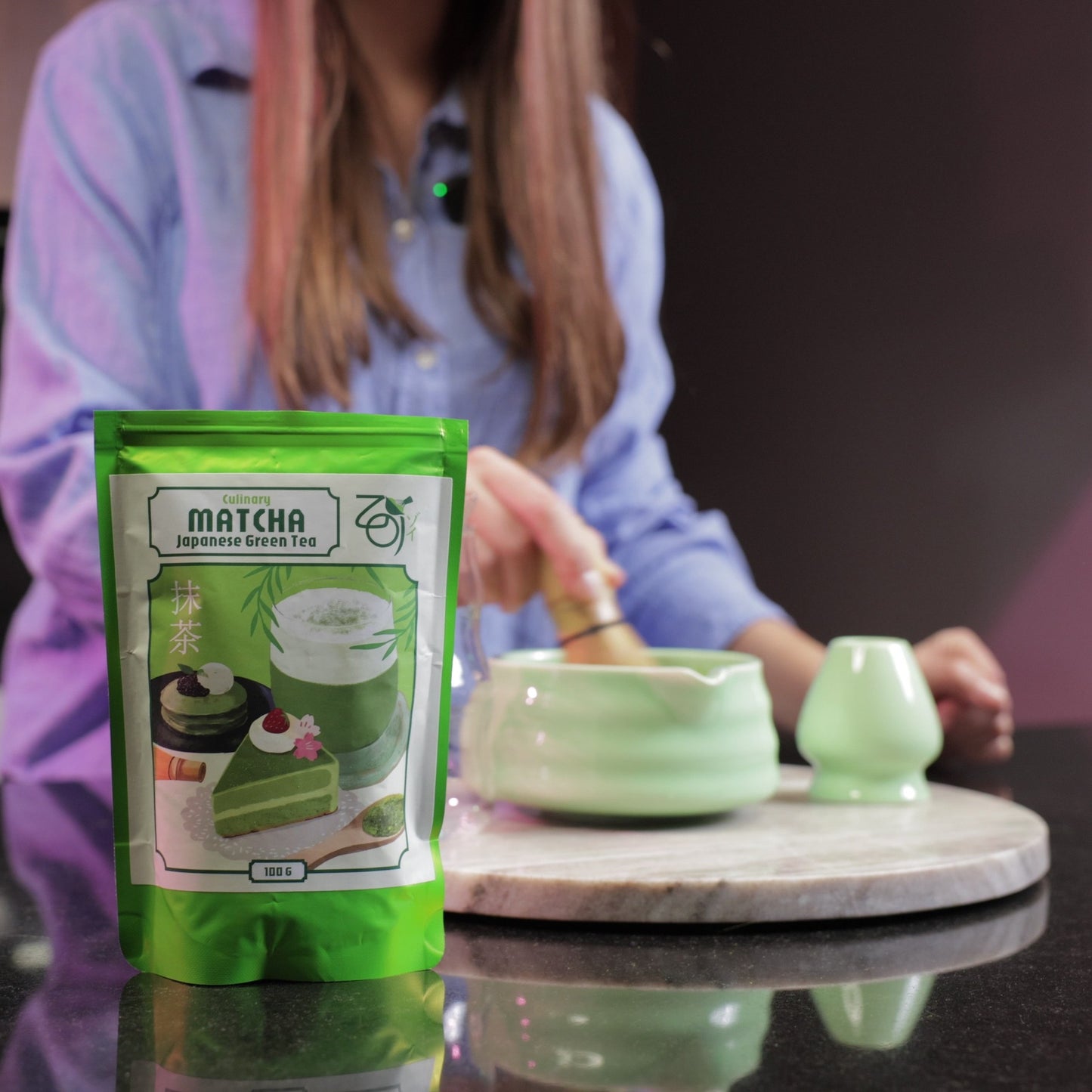 Takumi tradycyjny zestaw z ceramiki do matchy