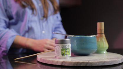 Zen zestaw z ceramiki z ceremonialną matchą