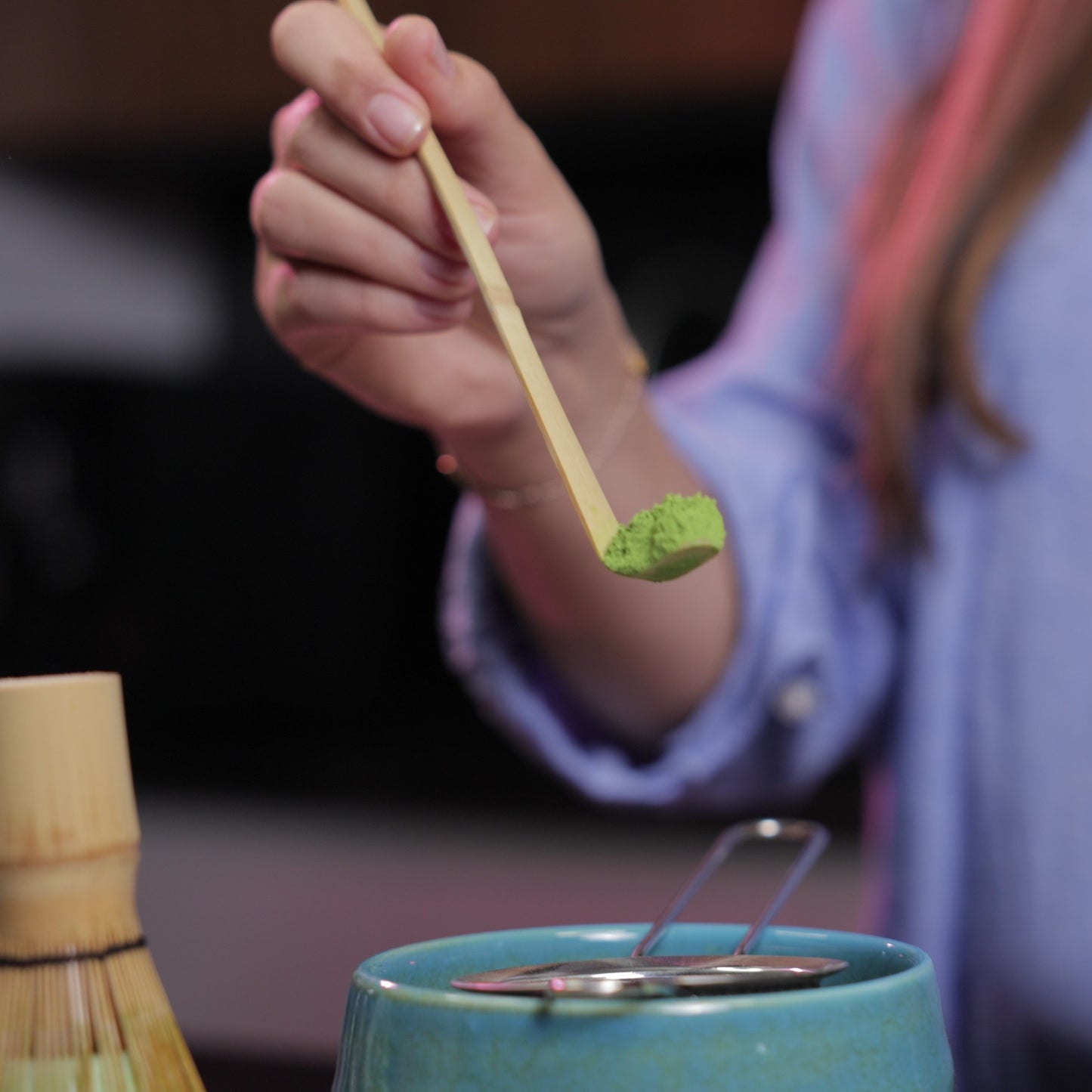 Chashaku bambusowa łyżeczka do matchy