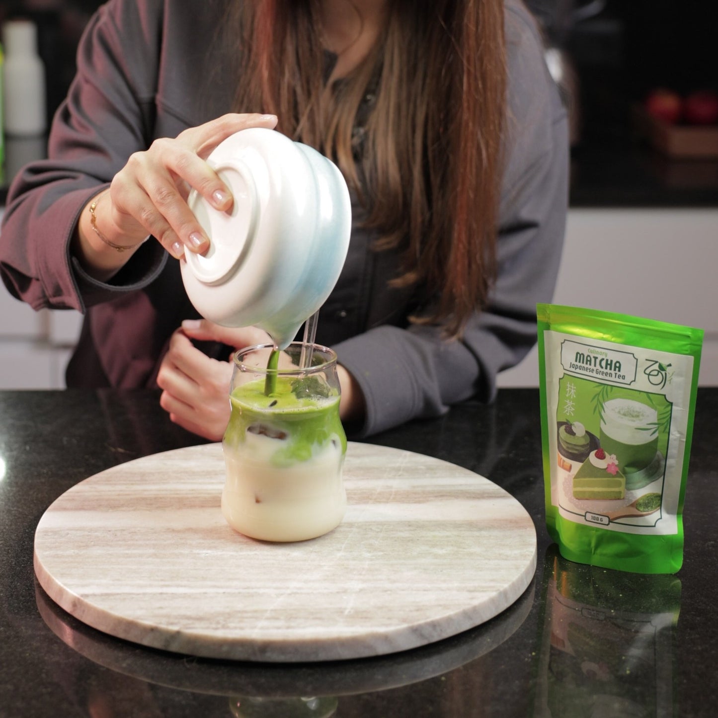 Kai ceramiczny zestaw do matchy